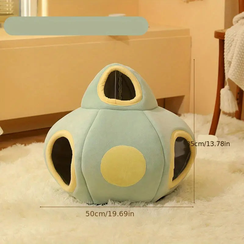 Cat Nest Space Ship Cat House Washable