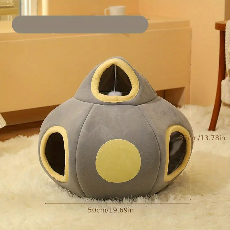 Cat Nest Space Ship Cat House Washable