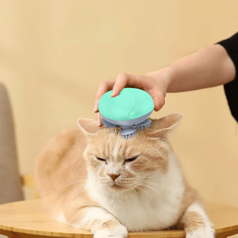 Upgraded Handheld Pet Massager for Dogs and Cats
