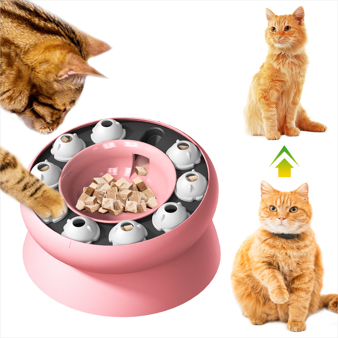 Cat Puzzle Weight Loss Slow Food Toy Bowl