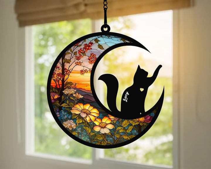 Memorial Suncatcher For Cats&dogs, Personalized with Name