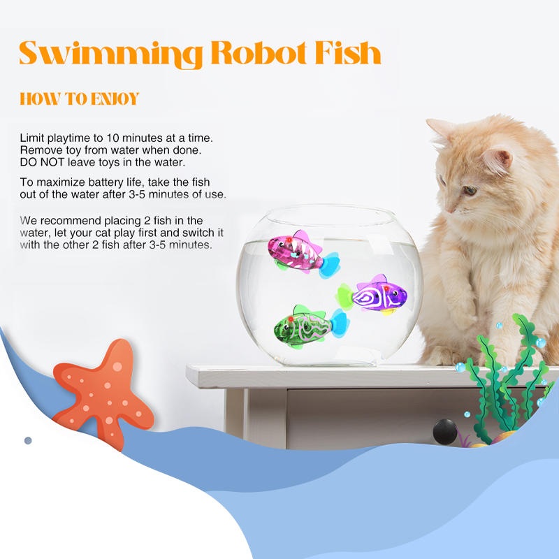 Electric Fish Cat Toys