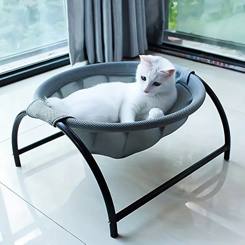 Pet Bed , Removable and Washable Summer Elevated Cat Bed