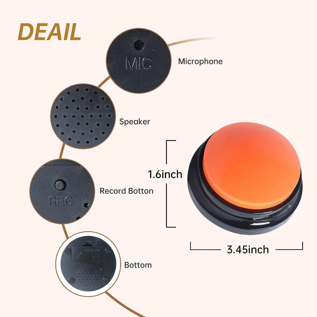 6PCs Pet Communication Buttons, No Battery Included