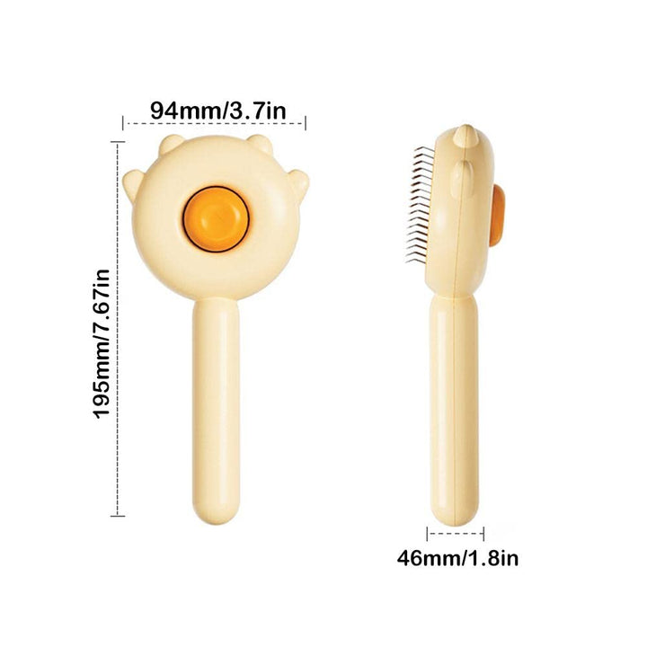 Pet Combing Brush, Gently Removes Loose Undercoat