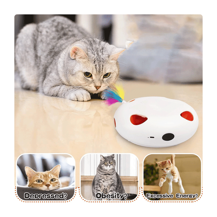 Automatic 7 Holes Mice Interactive Cat Toys