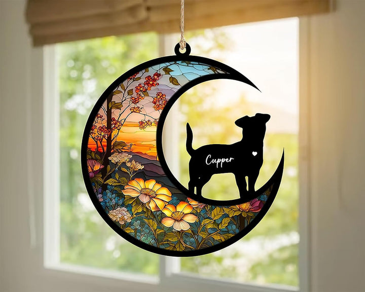 Memorial Suncatcher For Cats&dogs, Personalized with Name