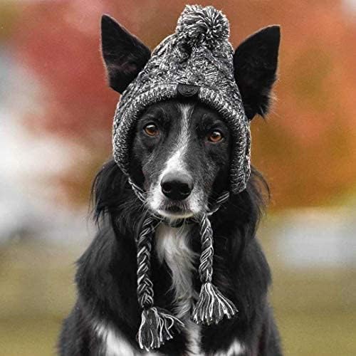 Polar Pom Pom Hat, Warm Pet Dog Knitted Hat