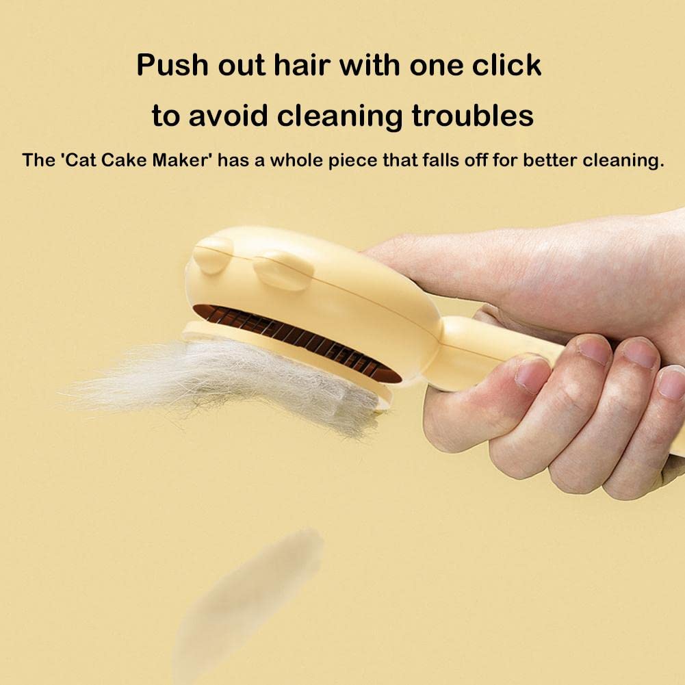 Pet Combing Brush, Gently Removes Loose Undercoat