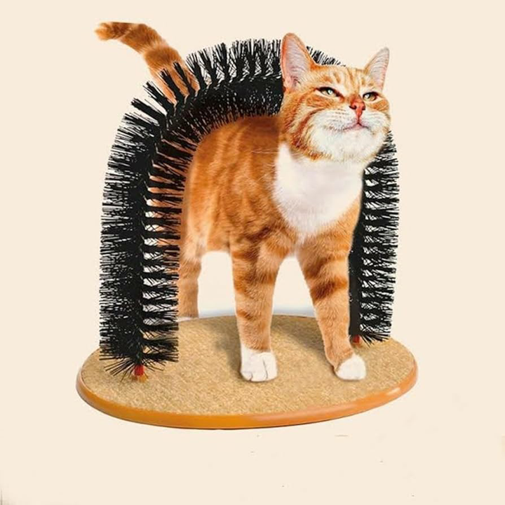 Cat Arch Self-Grooming Brush, Cat Scratching Toys