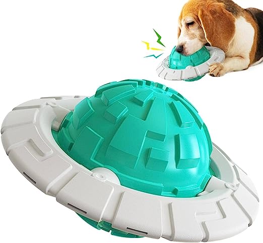 Flying Saucer Shaped Dog Chew Toy