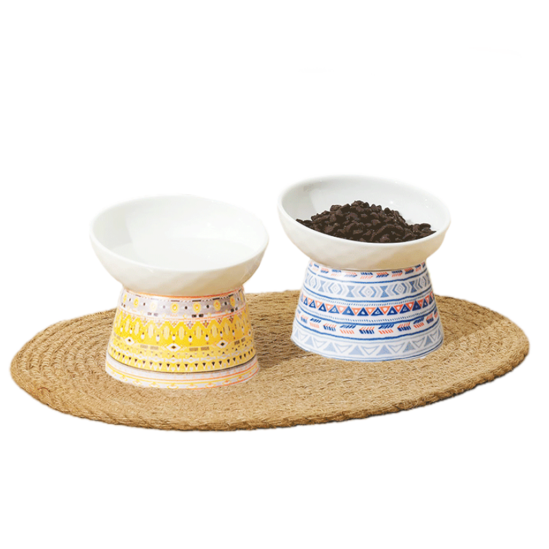 Bohemian Style Bowl Set, 2 Bowl & 1 Placemat