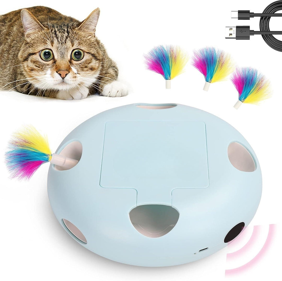 Automatic 7 Holes Mice Interactive Cat Toys