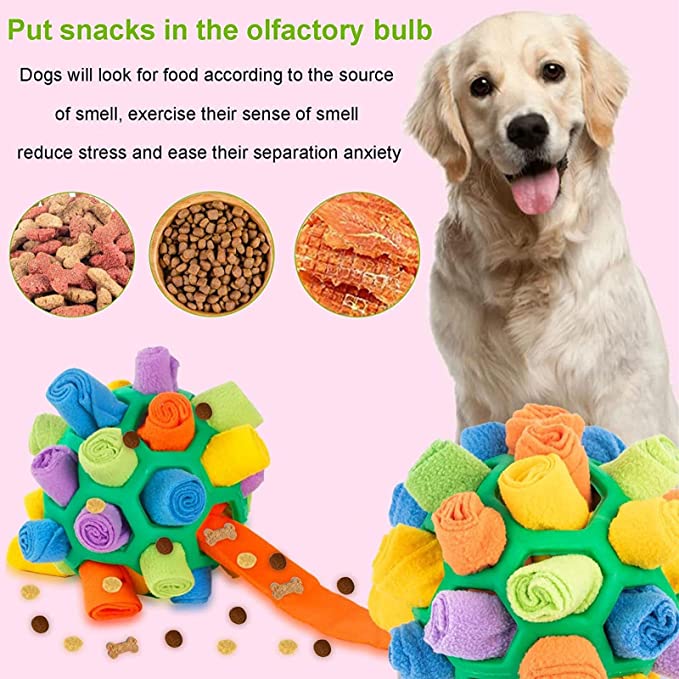 Snuffle Ball Interactive Treat Game for Dogs