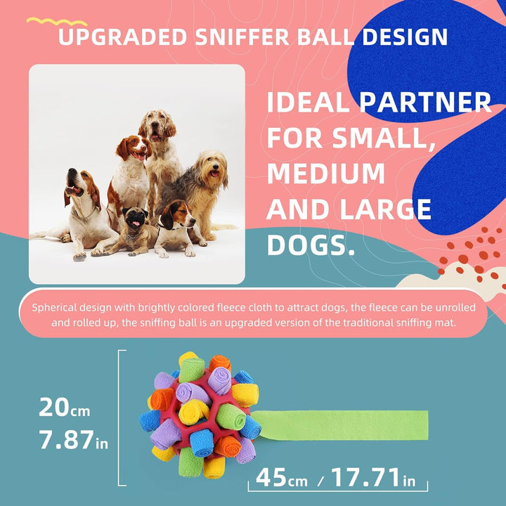 Snuffle Ball Interactive Treat Game for Dogs