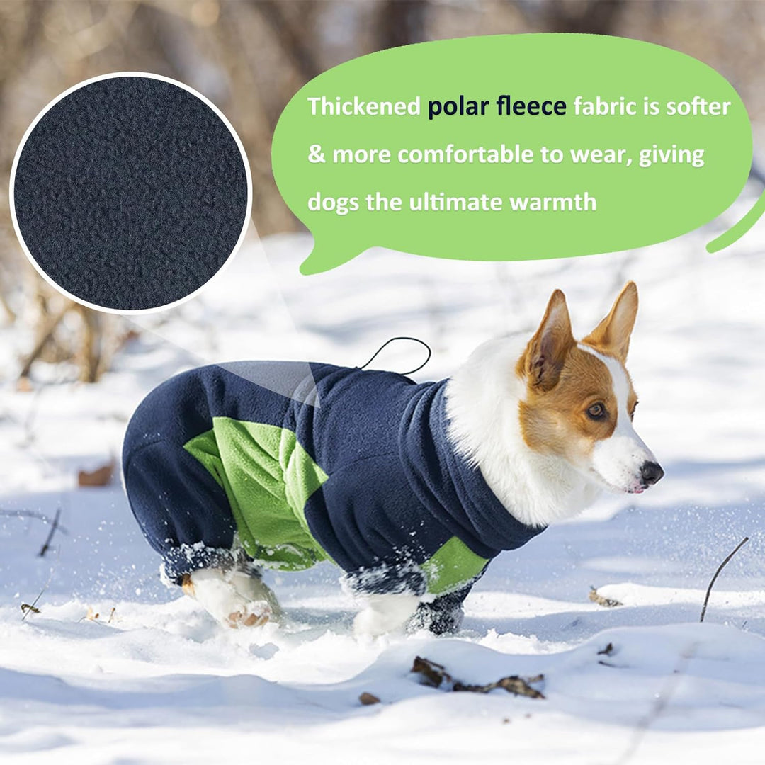 Dog Winter Coat Soft Fleece Pullover Pajamas