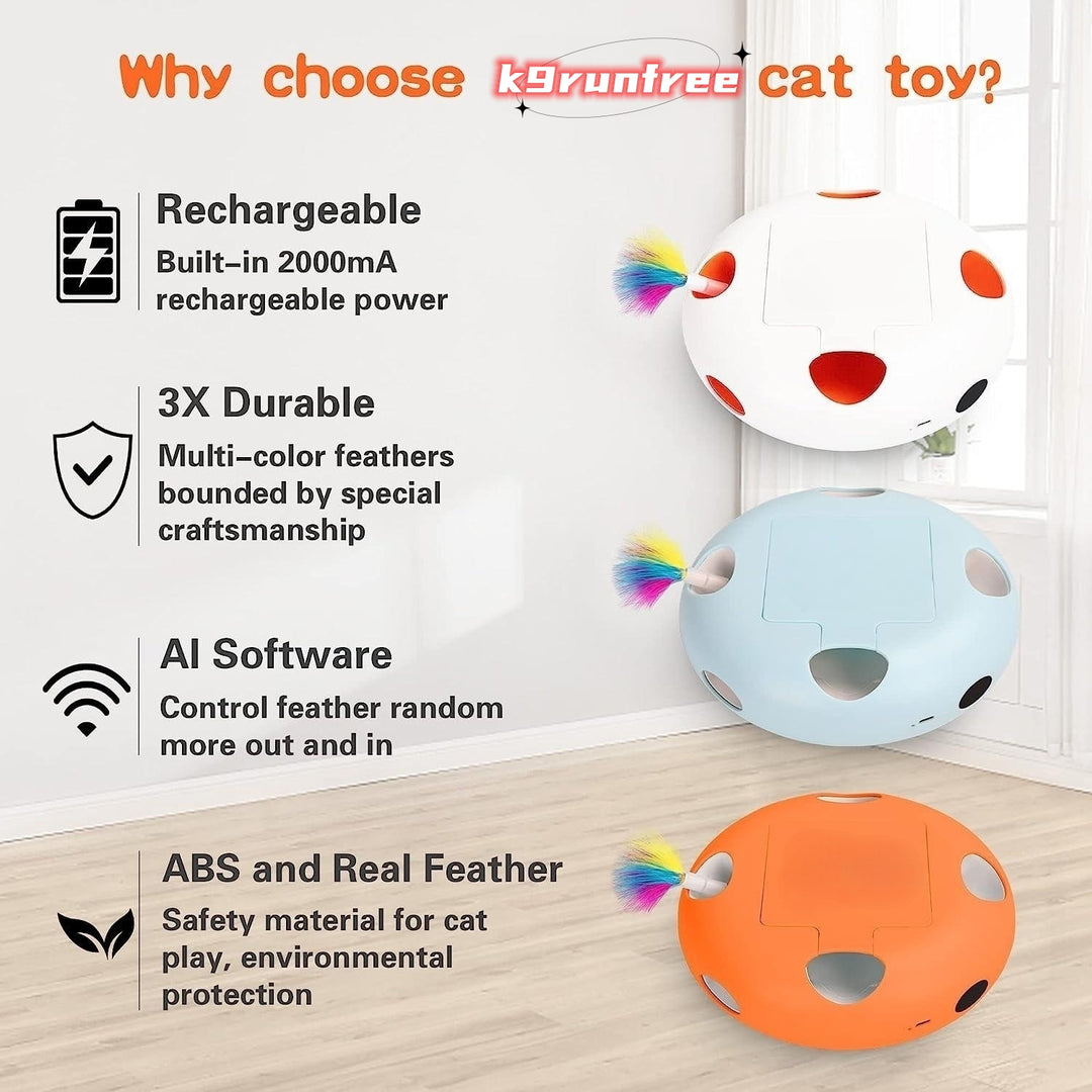 Automatic 7 Holes Mice Interactive Cat Toys