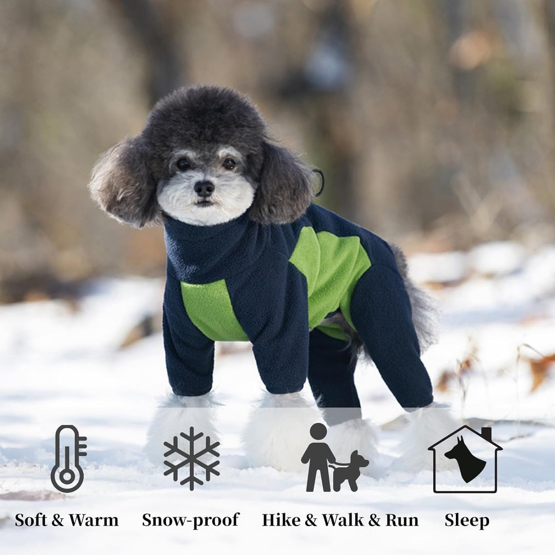 Dog Winter Coat Soft Fleece Pullover Pajamas