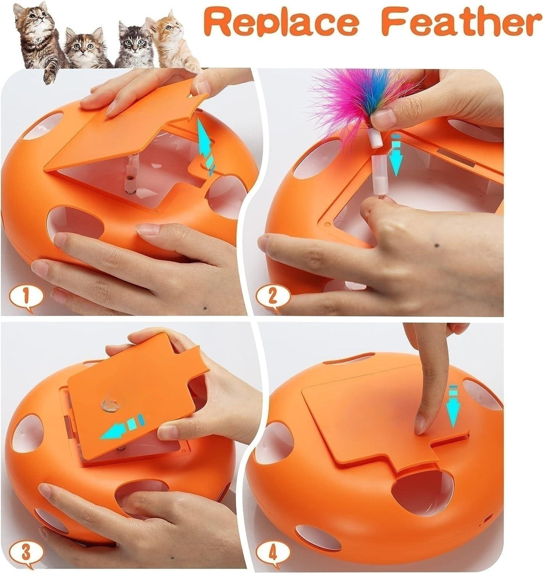 Automatic 7 Holes Mice Interactive Cat Toys