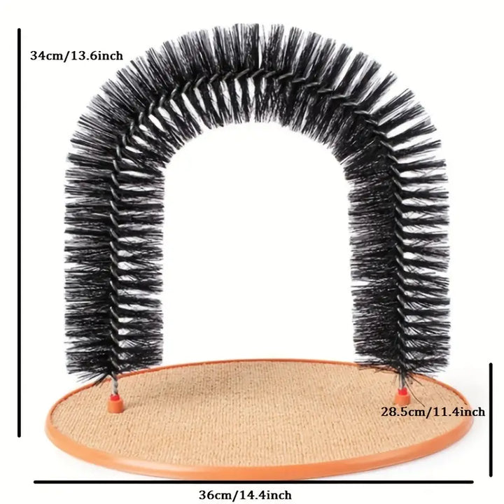 Cat Arch Self-Grooming Brush, Cat Scratching Toys