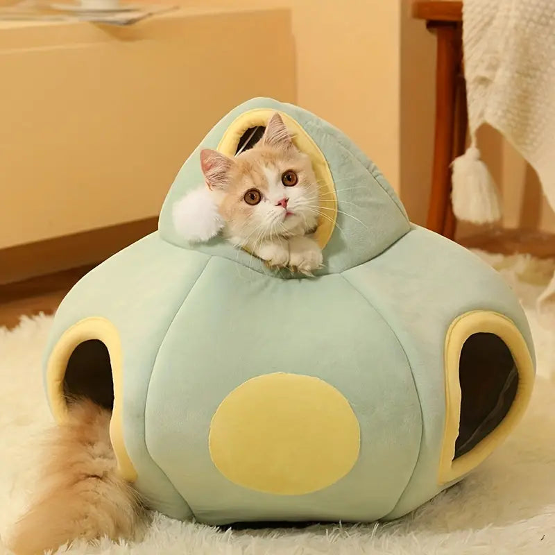 Cat Nest Space Ship Cat House Washable