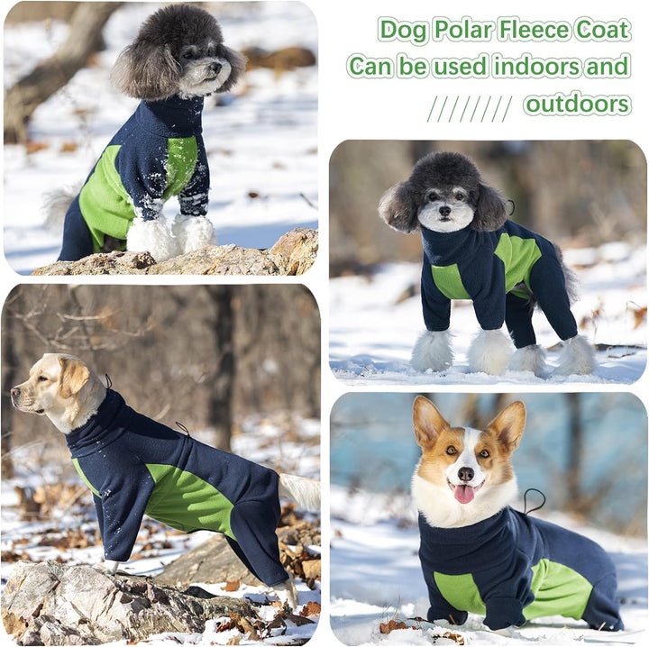 Dog Winter Coat Soft Fleece Pullover Pajamas