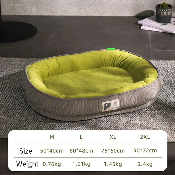 Pet Bed Thickened and Heightened, Super Soft Winter Warm Washable Pet Bed for Dog & Cat