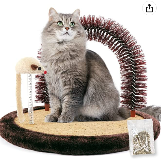 Cat Arch Self-Grooming Brush, Cat Scratching Toys