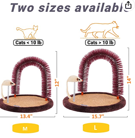 Cat Arch Self-Grooming Brush, Cat Scratching Toys