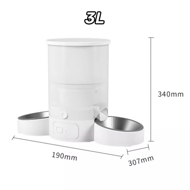 Smart App Automatic Pet Feeder for Two Cats