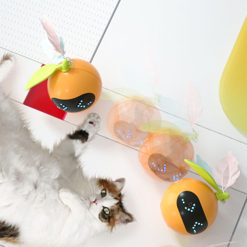 Smart Interactive Self-Rolling Cat Toy