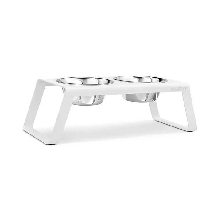 Double Stainless Steel Bowls Dog Feeder