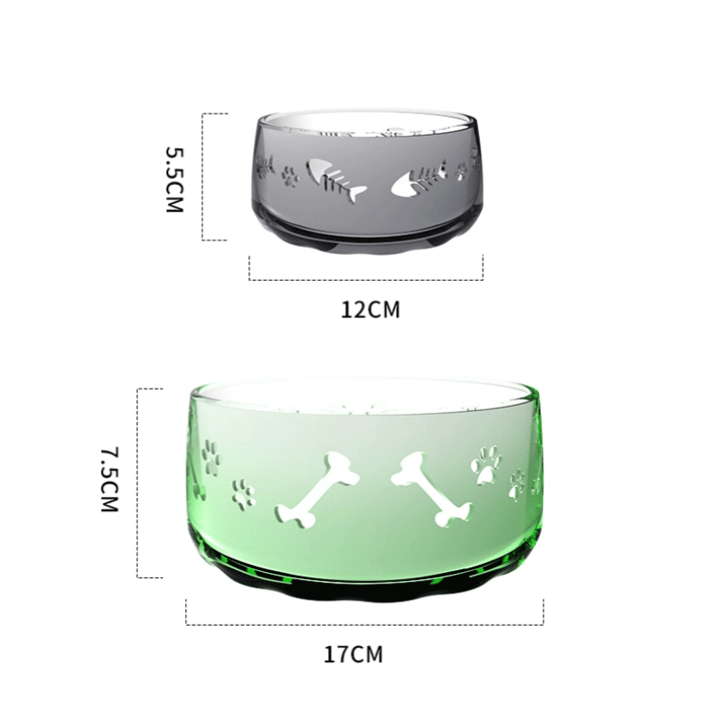 Transparent Acrylic Pet Bowl, Water Bowl