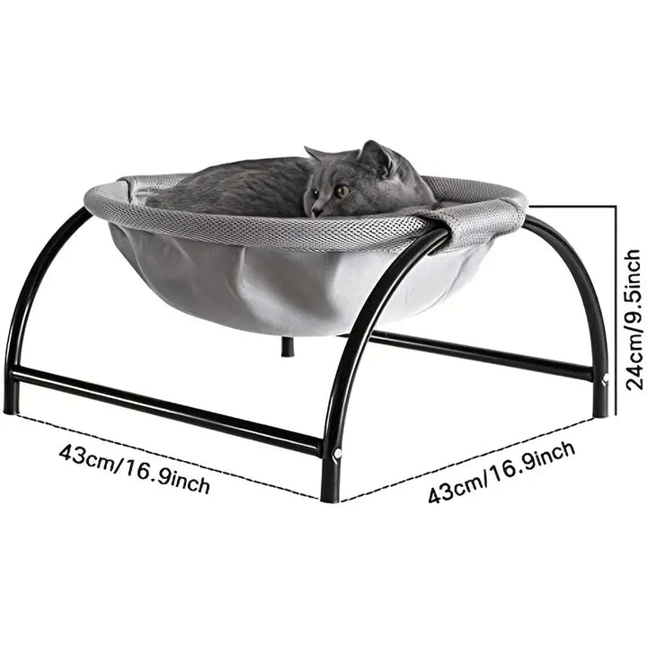 Pet Bed , Removable and Washable Summer Elevated Cat Bed