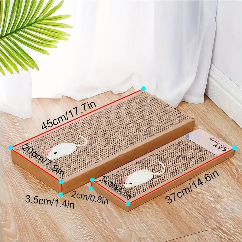 Cat Scratcher Pad, Scratching Board & Indoor Playing Toy