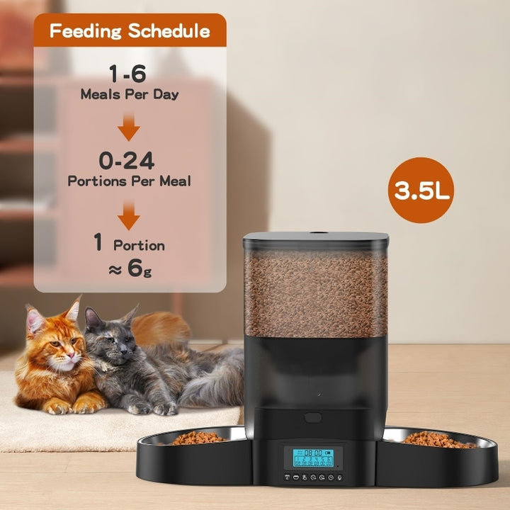 Automatic Cat Feeder for Two Cats