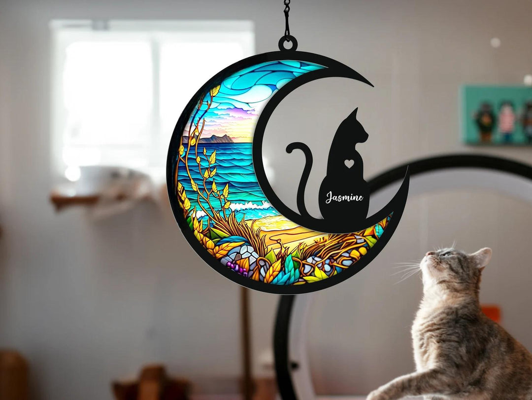 Memorial Suncatcher For Cats&dogs, Personalized with Name