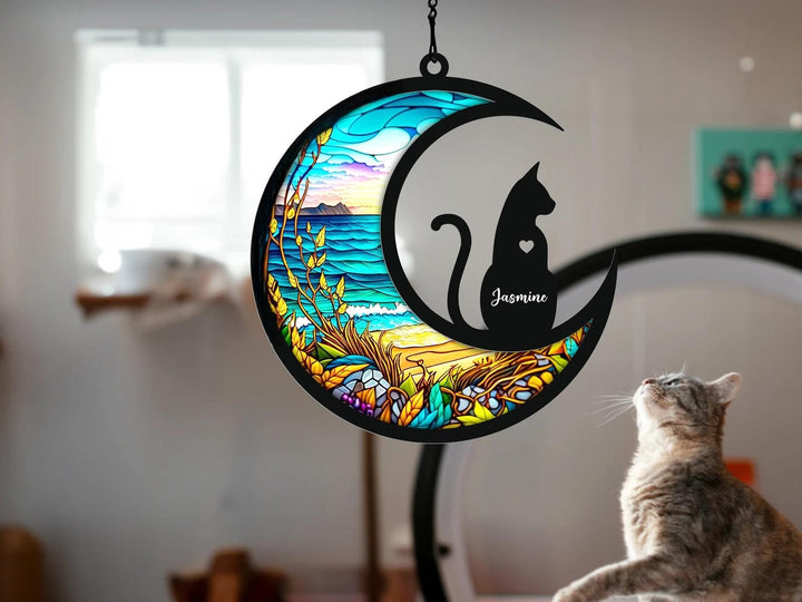 Memorial Suncatcher For Cats&dogs, Personalized with Name