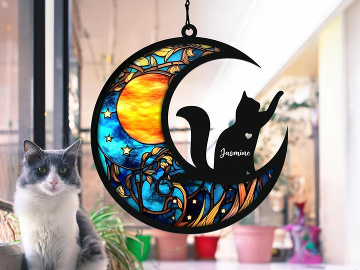 Memorial Suncatcher For Cats&dogs, Personalized with Name