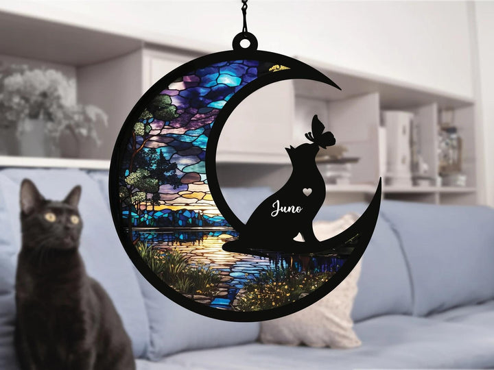 Memorial Suncatcher For Cats&dogs, Personalized with Name