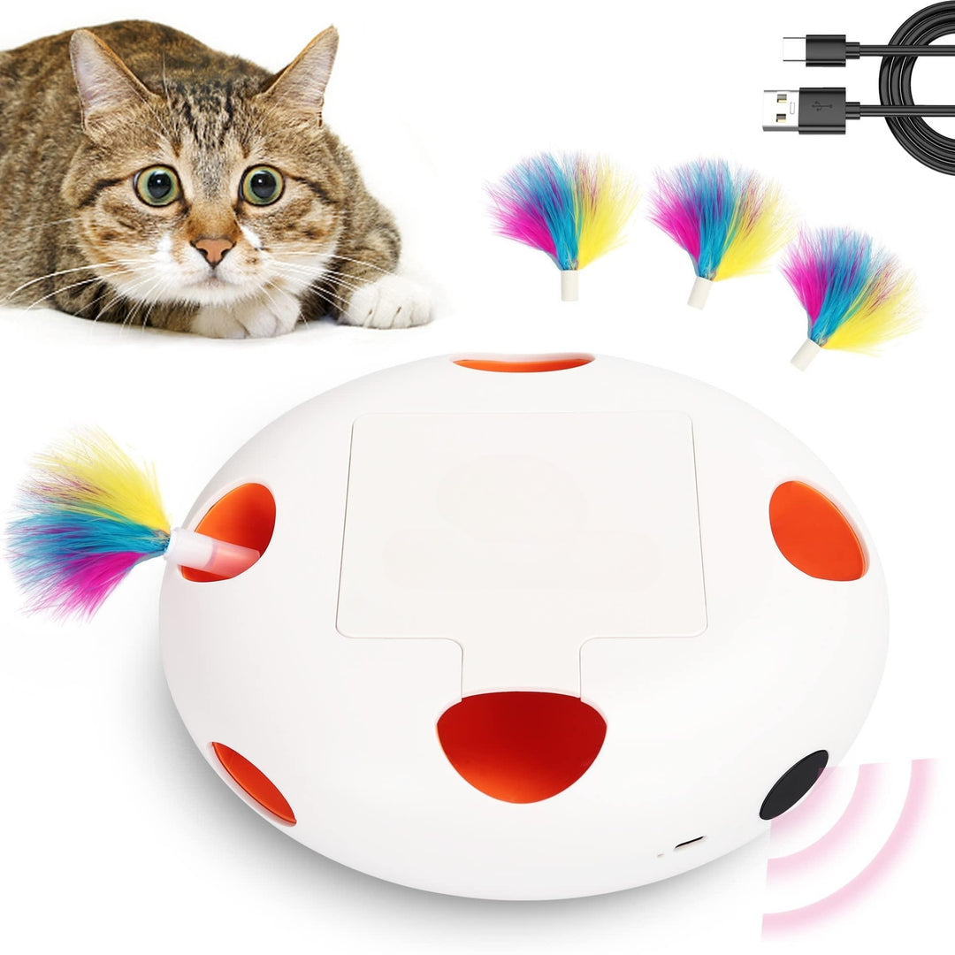 Automatic 7 Holes Mice Interactive Cat Toys