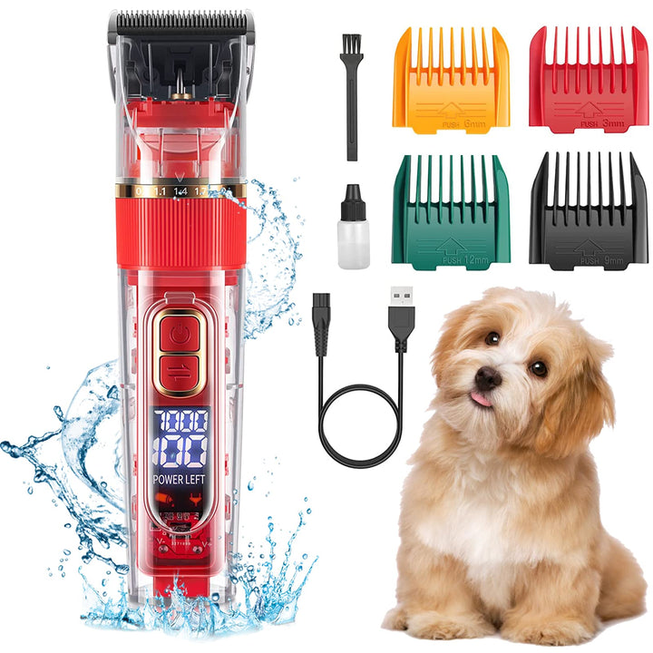 Professional Rechargeable Cordless Dog Hair Clippers