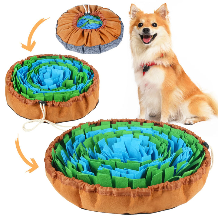 Snuffle Mat for Dogs Slow Eating, Adjustable Feeding Mat