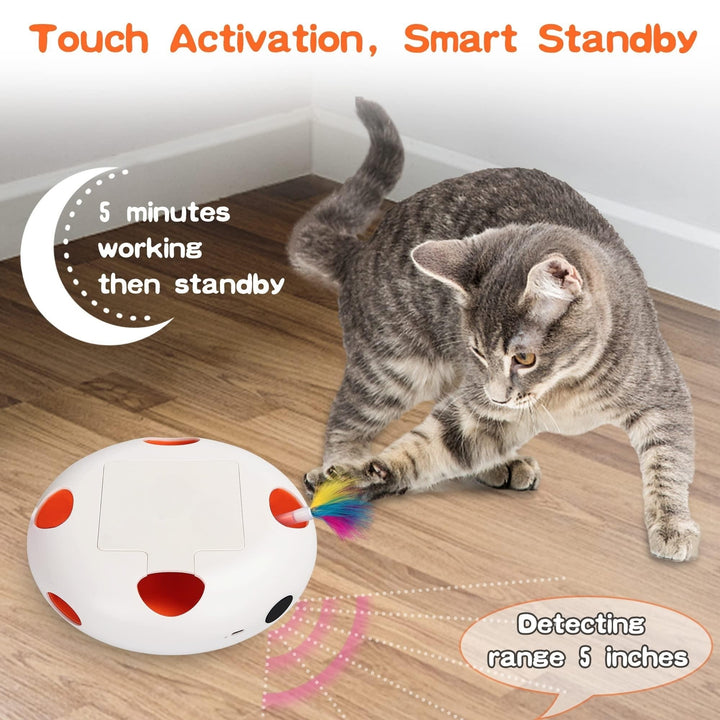 Automatic 7 Holes Mice Interactive Cat Toys