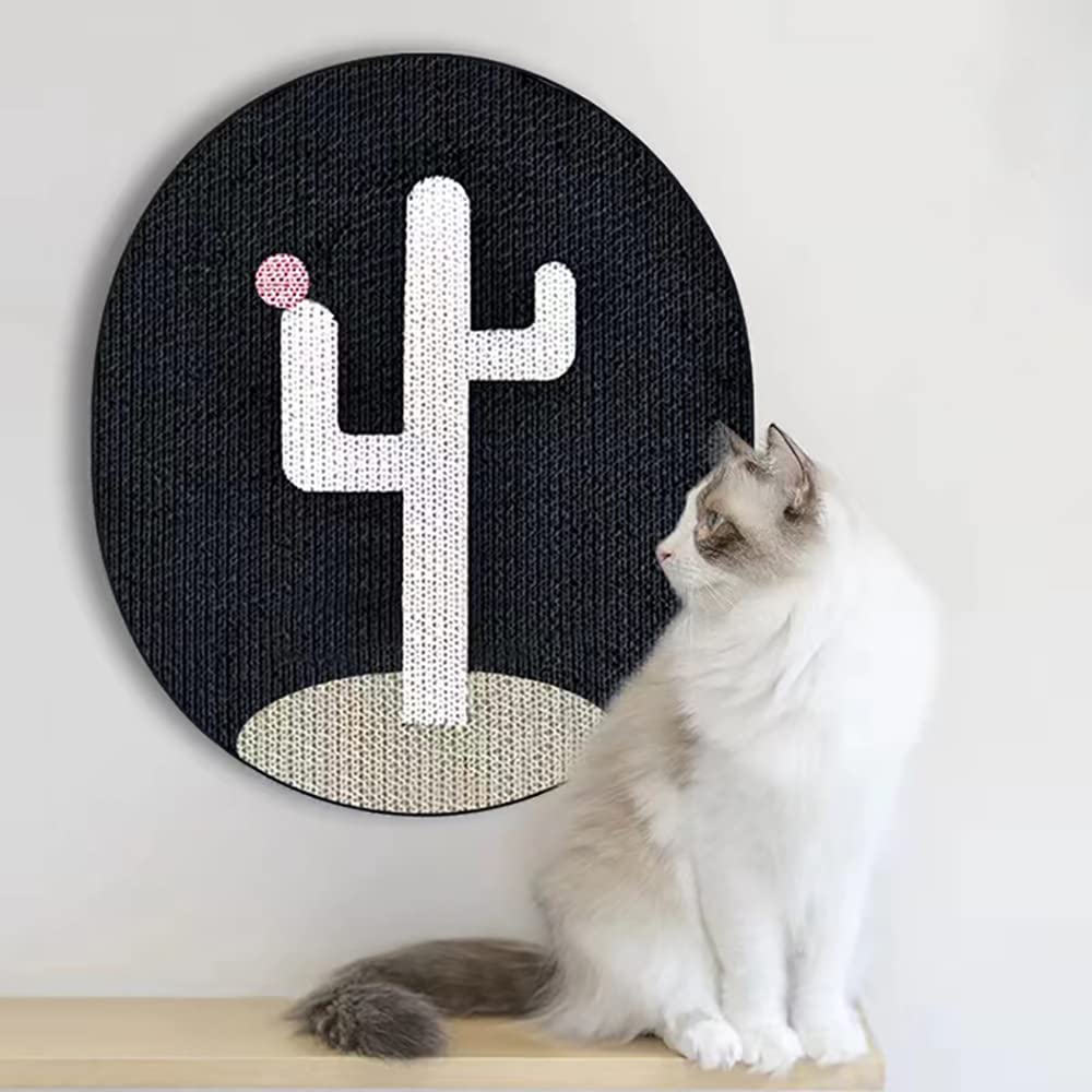 Cat Scratch Pad with Cactus Pattern&Panda