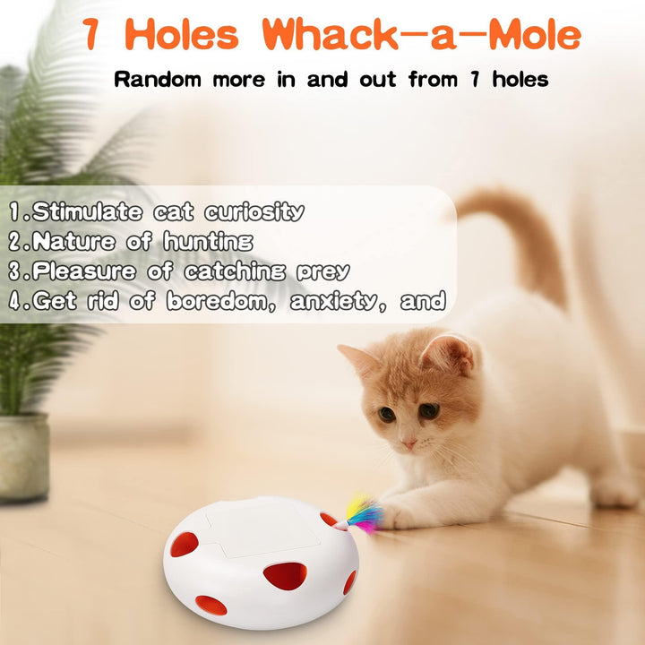 Automatic 7 Holes Mice Interactive Cat Toys