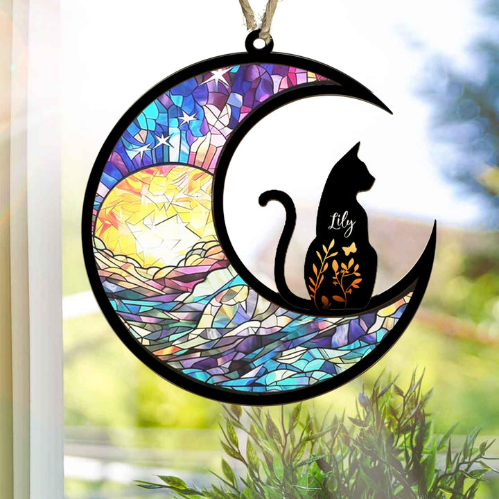 Memorial Suncatcher For Cats&dogs, Personalized with Name