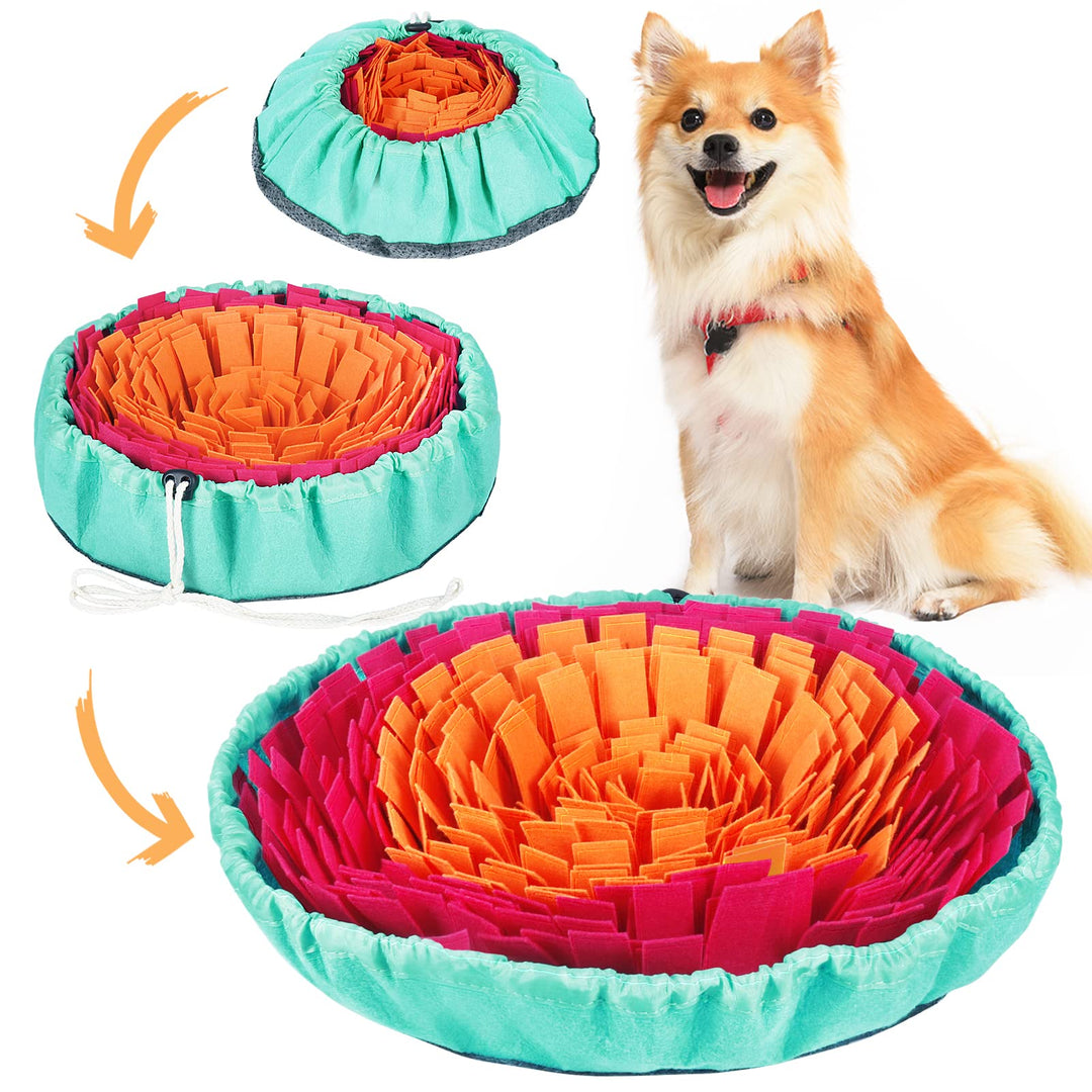 Snuffle Mat for Dogs Slow Eating, Adjustable Feeding Mat